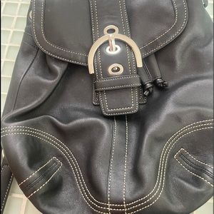 Coach leather backpack “soho” style